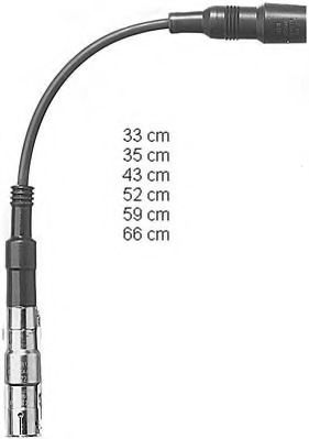 Комплект кабелів високовольтних PROFIT арт. ZE765