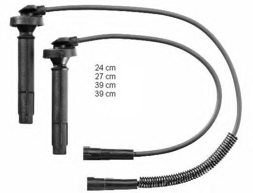Комплект кабелів високовольтних  арт. ZEF1561