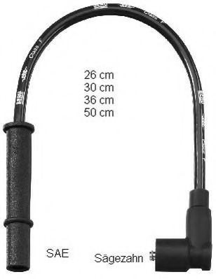 Комплект кабелів високовольтних  арт. ZEF1627