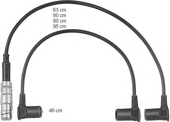 Комплект кабелів високовольтних BOSCH арт. ZEF466