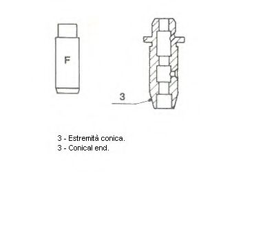Напрямна клапана IN PSA XU5/XU9 (вир-во Metelli)  арт. 012298