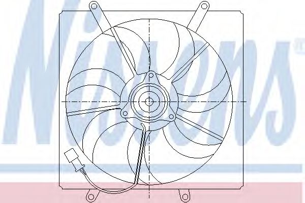 Вентилятор радіатора  арт. 85014