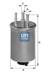 Фильтры топливные Фільтр паливний FORD FOCUS 1.8-2.0 TDCI 01- (вир-во UFI) HENGSTFILTER арт. 2444500