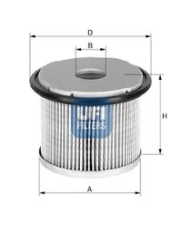 Фильтры топливные Фільтр паливний FIAT SCUDO, PEUGEOT PARTNER 96-02 (вир-во UFI) WIXFILTERS арт. 2667600