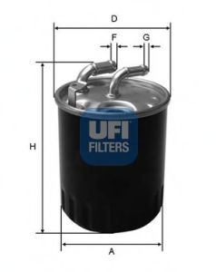 Фильтры топливные Фільтр паливний MANN-FILTER арт. 2407700