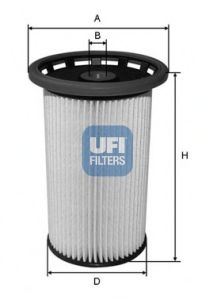 Фильтры топливные Фільтр паливний VAG 3.0, 4.2 TDI 10- (вир-во UFI) MANN-FILTER арт. 2602500
