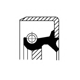 Сальник коробки передач(вир-во Corteco)  арт. 19016663B