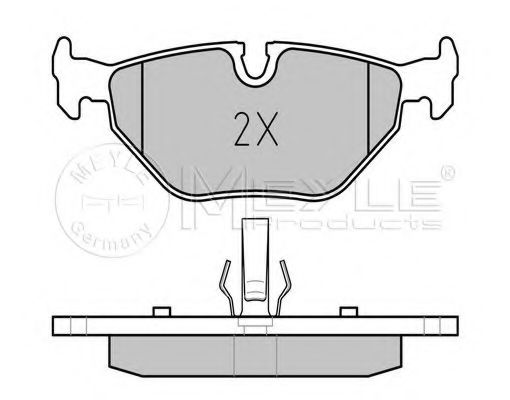 Колодки гальмівні задні (комплект) Е46 PROFIT арт. 0252193417
