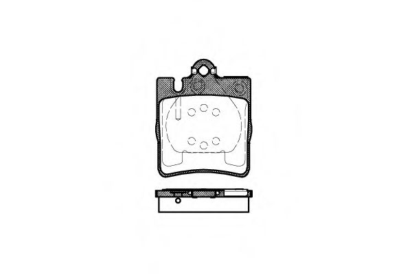 Колодки гальмівні дискові  арт. 070900