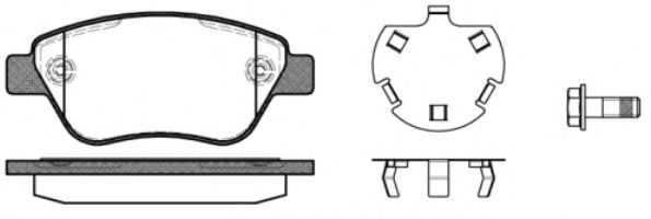 Колодки гальмівні дискові ABS арт. 085830