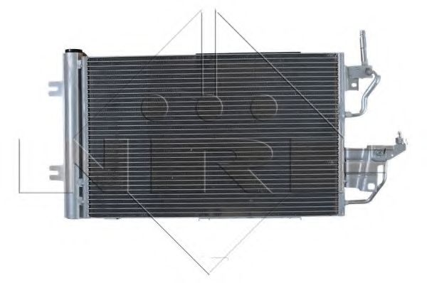 Конденсатор кондиціонера OPEL Astra 04- (вир-во NRF)  арт. 35633