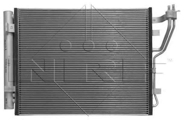 Конденсатор кондиціонера HYUNDAI I30 CRDI 07- (вир-во NRF)  арт. 35986