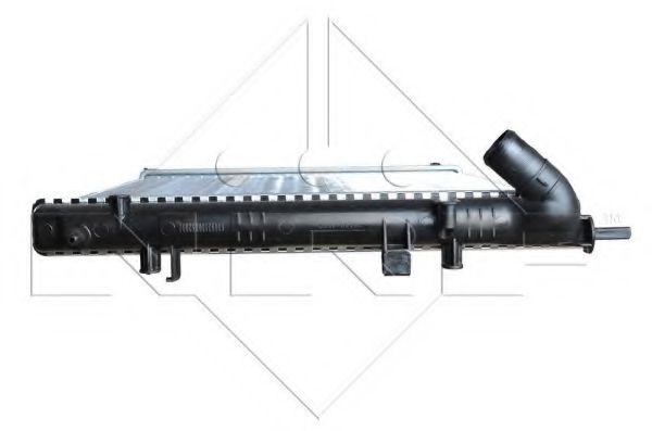 Радіатор охолодження двигуна DUSTER/LOGAN/SANDERO (вир-во NRF)  арт. 53092