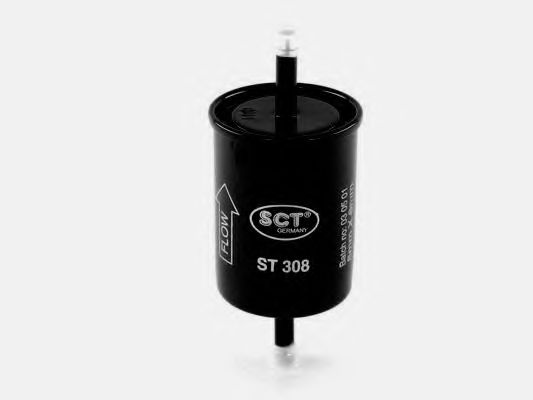 Фильтры топливные Фильтр топливный AUDI A6 (4B/C5) 4.2 V8 RS6 (02-04) (ST 308) SCT MANN-FILTER арт. ST308