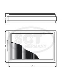 Фильтр салона (угольный) AUDI A3 (8L) 1.9 TDI (96-01) (SAK 144) SCT  арт. SAK144