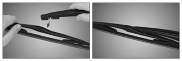 Щетка стеклоочистителя каркасная задняя 300mm (12'') ExactFit Rear (EX300) TRICO VALEO арт. EX300
