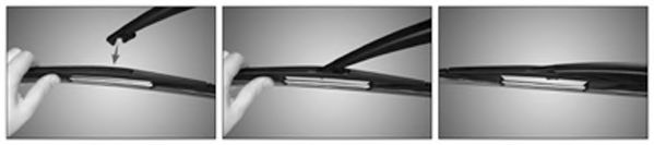 Щетка стеклоочистителя каркасная задняя 300mm (12'') ExactFit Rear (EX306) TRICO VALEO арт. EX306