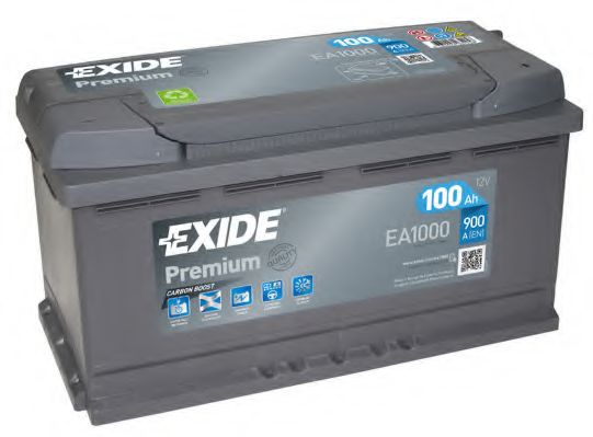 Акумулятор 100Ah-12v Exide PREMIUM (353х175х190), R, EN900 BOSCH арт. EA1000