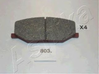 Колодки гальмівні передні дискові SUZUKI (вир-во ASHIKA)  арт. 5008803