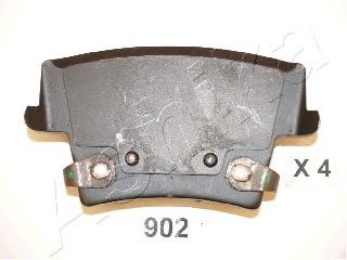 Колодки гальмівні задні дискові CHRYSLER 300 (вир-во ASHIKA)  арт. 5109902