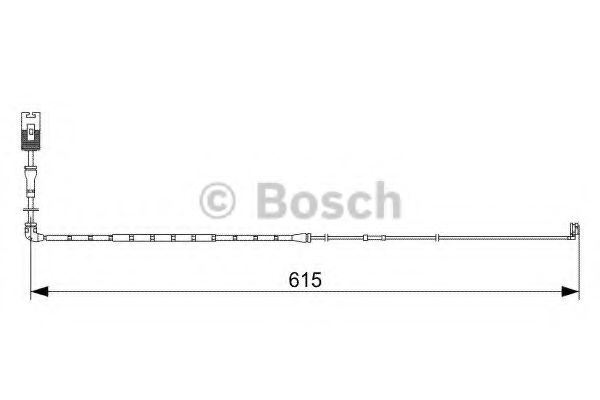 Аксессуары и тюнинг Датчик зносу колодок (вир-во Bosch)  арт. 1987473056