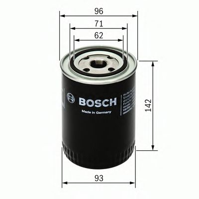 Фільтр масляний двигуна (вир-во Bosch)  арт. 0451104066