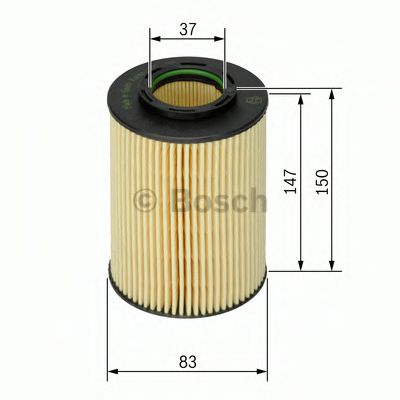 Фильтры масляный Фільтр масляний двигуна (вир-во Bosch) MANN-FILTER арт. F026407003