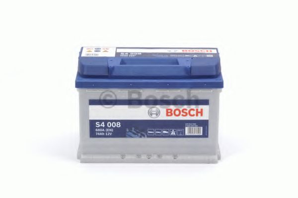 Акумулятор 74Ah-12v BOSCH (S4008) (278x175x190),R,EN680  арт. 0092S40080