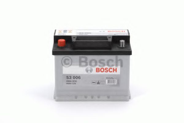 Акумулятор 56Ah-12v BOSCH (S3006) (242x175x190),L,EN480  арт. 0092S30060