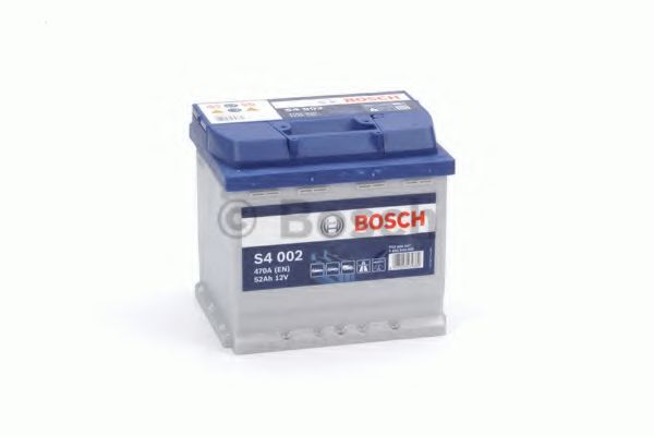 Акумулятор 52Ah-12v BOSCH (S4002) (207x175x190),R,EN470 EXIDE арт. 0092S40020