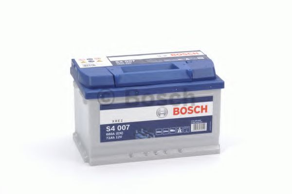 Акумулятор 72Ah-12v BOSCH (S4007) (278x175x175),R,EN680 EXIDE арт. 0092S40070