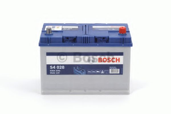 Акумулятор 95Ah-12v BOSCH (S4028) (306x173x225),R,EN830(Азія)  арт. 0092S40280