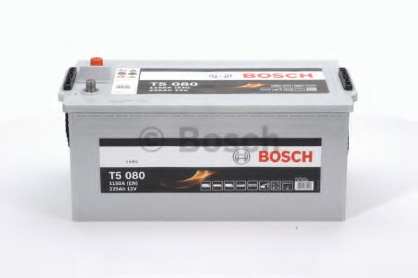 Акумулятор 225Ah-12v BOSCH (T5080) (518x276x242),полярність зворотна (3),EN1150  арт. 0092T50800