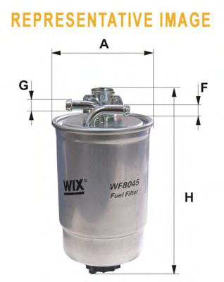 Фильтры топливные Фільтр паливний HENGSTFILTER арт. WF8180