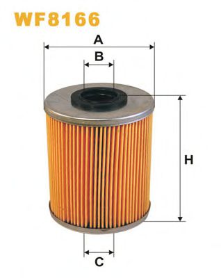 Фильтры топливные Фільтр паливний SCT арт. WF8166