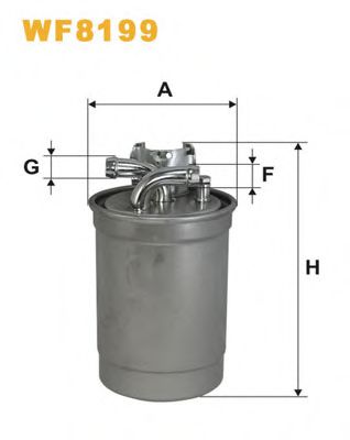 Фильтры топливные Фільтр паливний UFI арт. WF8199