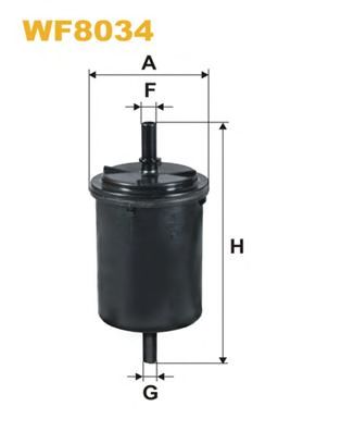 Фильтры топливные Фільтр паливний MANN-FILTER арт. WF8034