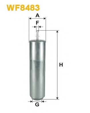 Фильтры топливные Фільтр паливний HENGSTFILTER арт. WF8483
