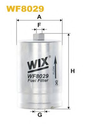 Фильтры топливные Фільтр паливний HENGSTFILTER арт. WF8029