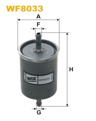 Фильтры топливные Фільтр паливний VAG арт. WF8033