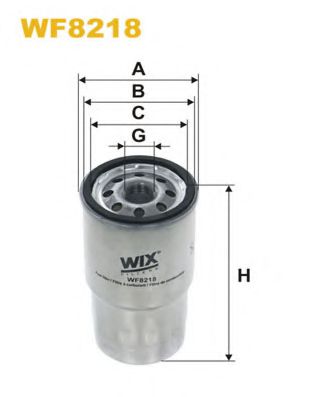 Фильтры топливные Фільтр паливний DENCKERMANN арт. WF8218
