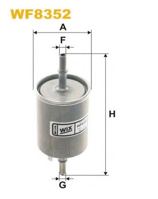 Фильтры топливные Фільтр паливний SCT арт. WF8352
