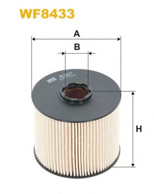 Фильтры топливные Фільтр паливний Mahle/Knecht арт. WF8433