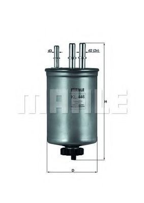 Фильтры топливные Фільтр паливний UFI арт. KL446