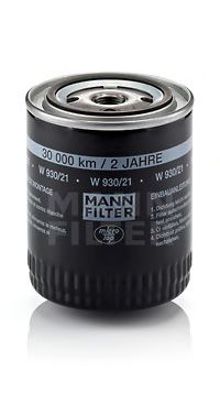 Фільтр масляний двигуна (вир-во MANN)  арт. W93021