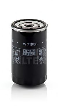 Фільтр масляний двигуна JAGUAR S, X-TYPE 2.0-3.0 99-09, LR DISCOVERY 4.0 05- (вир-во MANN)  арт. W71936