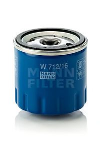 Фильтры масляный Фільтр масляний двигуна (вир-во MANN) BOSCH арт. W71216
