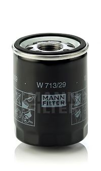 Фильтры масляный Фільтр масляний двигуна (вир-во MANN) Mahle/Knecht арт. W71329