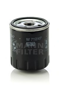 Фільтр масляний двигуна RENAULT TRAFIC, MASTER, LAGUNA 80-98 (вир-во MANN)  арт. W71247