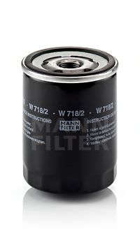 Фільтр масляний двигуна (вир-во MANN)  арт. W7182